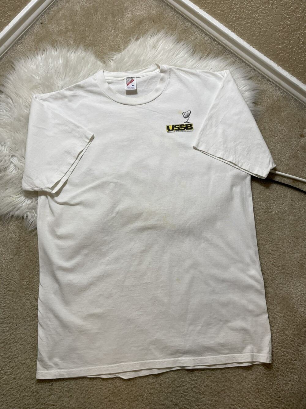 VTG Single-Stitch PromoTee XL USSB VH1 NICKELODEON COMEDY-CTRL LIFETIME HBO MTV